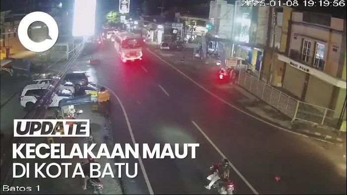 Video: Detik-detik Bus Asal Bali Tabrak Motor-Mobil di Kota Batu, 4 Tewas