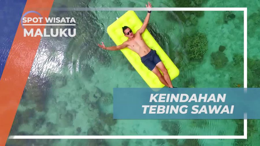 Menikmati Keindahan Tebing Sawai di Maluku
