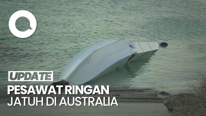 Video: Pesawat Ringan Jatuh di Australia, 3 Tewas-4 Selamat