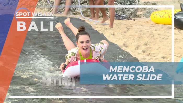Coba Kesenangan Water Slide di Bali