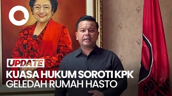Video Kuasa Hukum soal KPK Geledah Rumah Hasto: Ini Murni Perkara Politik