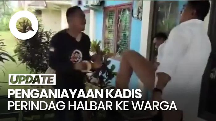 Video: Kadis Perindag Halbar Aniaya Warga yang Demo Kelangkaan Minyak Tanah