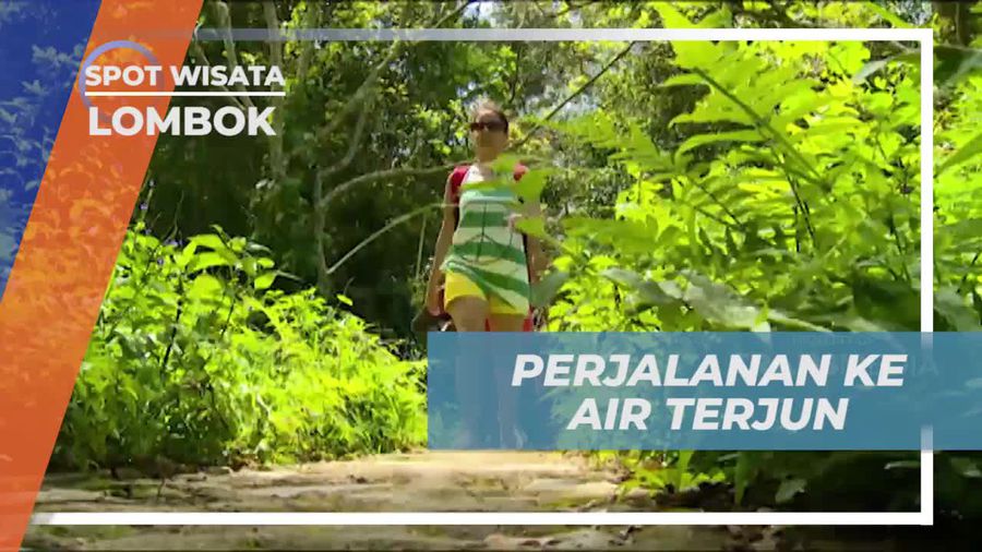 Mengunjungi Air Terjun Jeruk Manis yang Menawan di Lombok