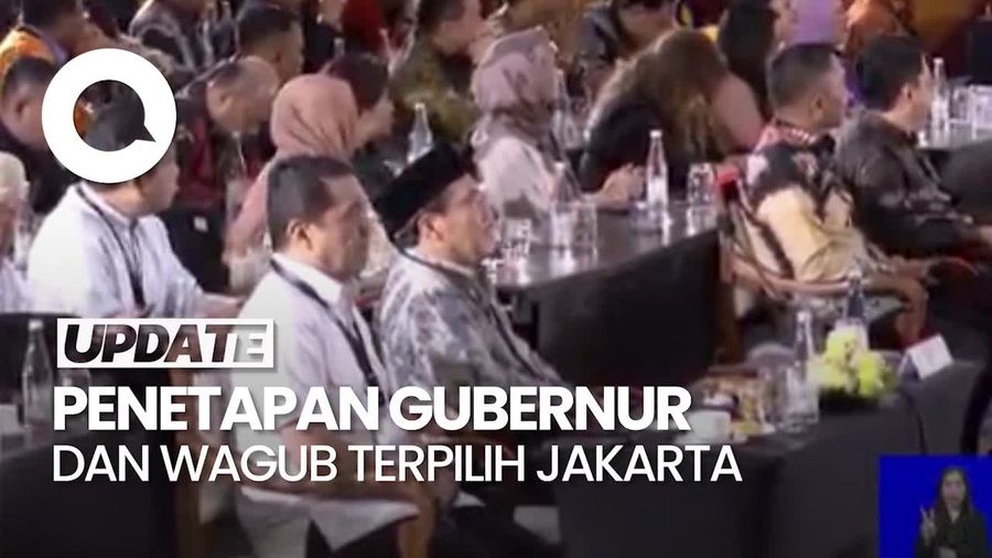 Video Suswono hingga Dharma-Kun Hadiri Penetapan Gubernur dan Wagub Jakarta