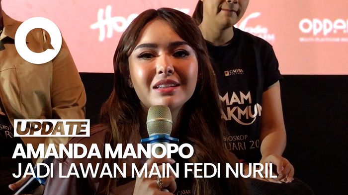 Video: Jadi Lawan Main Fedi Nuril, Amanda Manopo Ungkap Adegan Paling Emosional
