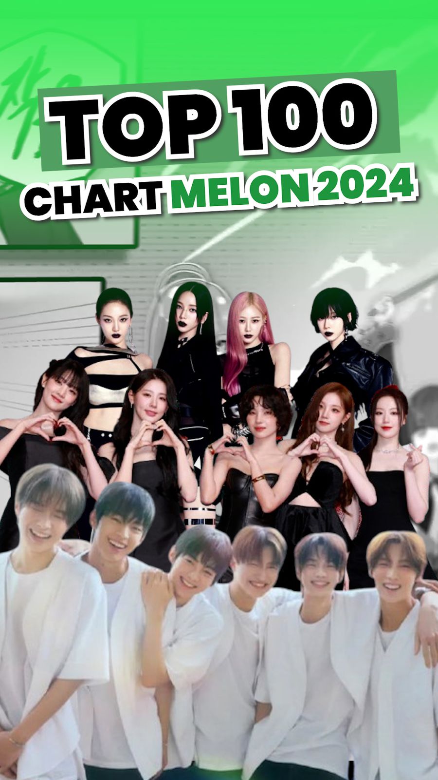 Video Posisi Puncak Top 100 Chart Melon 2024: TWS, (G)I-DLE, aespa