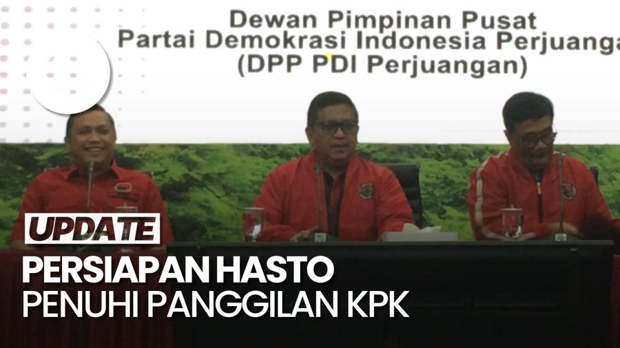 Video Persiapan Hasto Penuhi Panggilan KPK: Semir Hitam