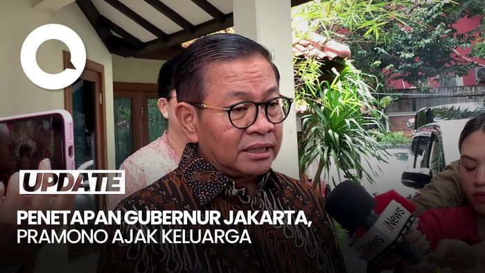 Video: Pramono Ajak Keluarga-Timses Hadiri Penetapan Gubernur-Wagub Jakarta