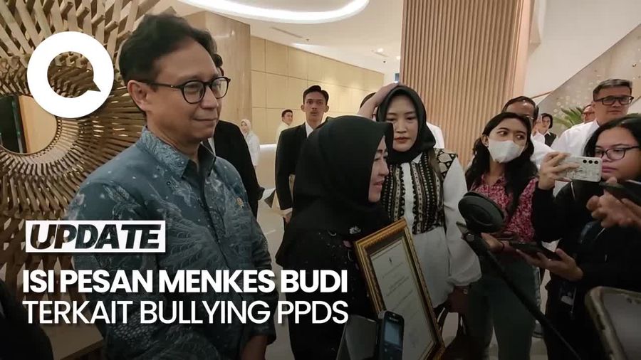Video: Menkes Beri Penghargaan untuk dr ARL Korban Bullying PPDS Undip