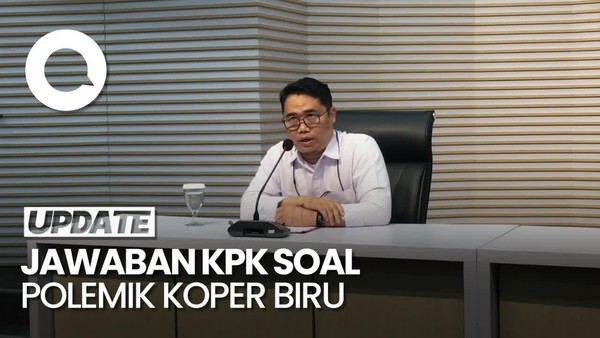 Video KPK Jawab PDIP soal Bawa Koper Biru Seusai Geledah Rumah Hasto