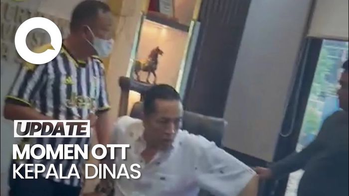 Video: Detik-detik Kadisnakertrans Sumsel Kena OTT