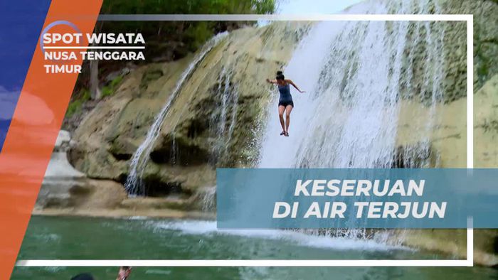 Merayakan Keseruan di Air Terjun Tanggedu, Nusa Tenggara Timur
