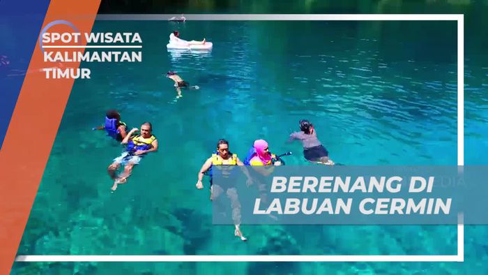 Berenang di Kejernihan Danau Labuan Cermin, Kalimantan Timur