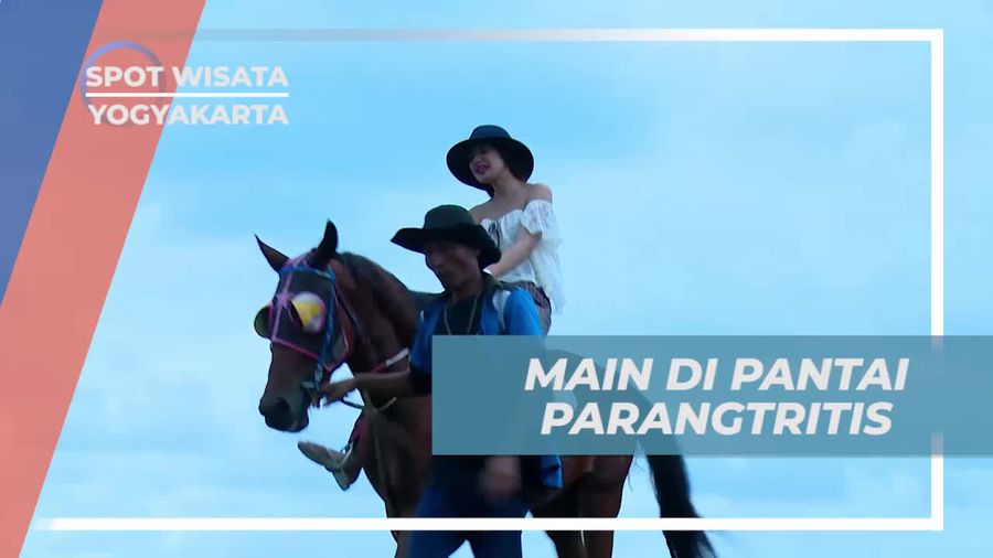 Bermain Seru di Pantai Parangtritis, Yogyakarta
