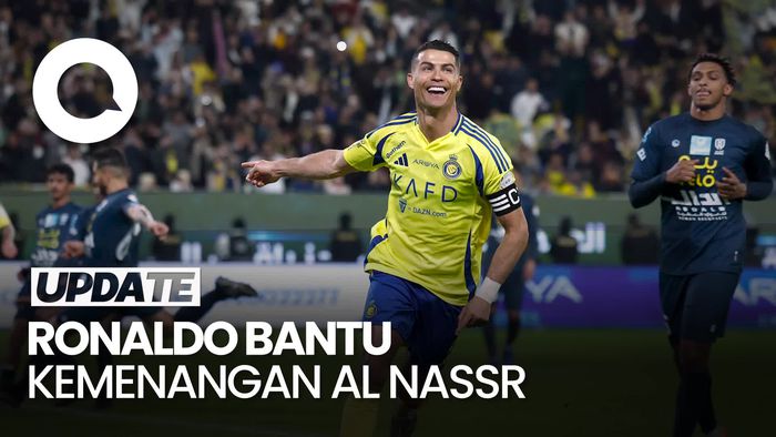 Video Gol Perdana Ronaldo di 2025 Saat Al Nassr Lumat Al Okhdood 3-1