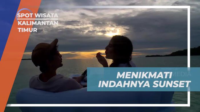 Menikmati Keindahan Sunset di Tengah Laut, Kalimantan Timur