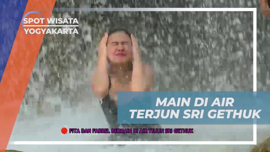 Bermain di Keindahan Air Terjun Sri Gethuk, Yogyakarta