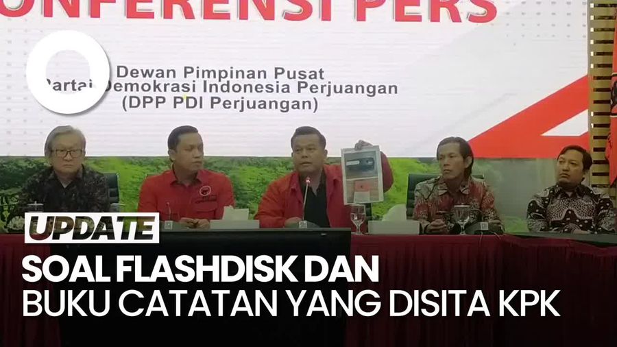 Video: Tim Hukum PDIP Sebut Flashdisk yang Disita KPK Bukan Milik Hasto