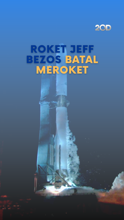 Video: Batalnya Peluncuran Roket Milik Jeff Bezos 