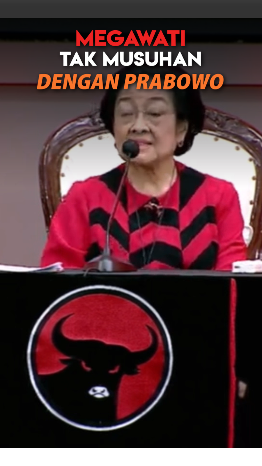 Video Megawati: Orang Mikir Saya Sama Prabowo Musuhan, Nggak!