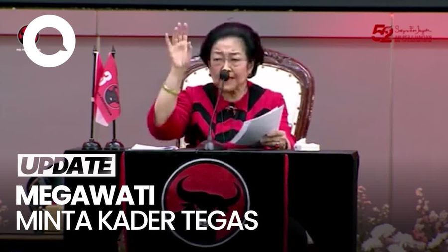 Video Megawati: Kalau Nggak Cocok Sama PDIP, Keluar Saja