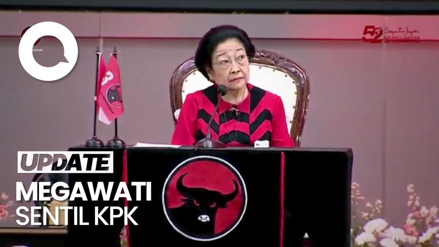 Video Megawati: KPK Masa Nggak Ada Kerjaan Lain? Diubrek-ubrek Hanya Hasto