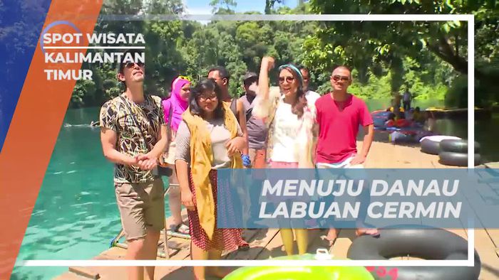 Berkendara Menelusuri Keindahan Danau Labuan Cermin, Kalimantan Timur