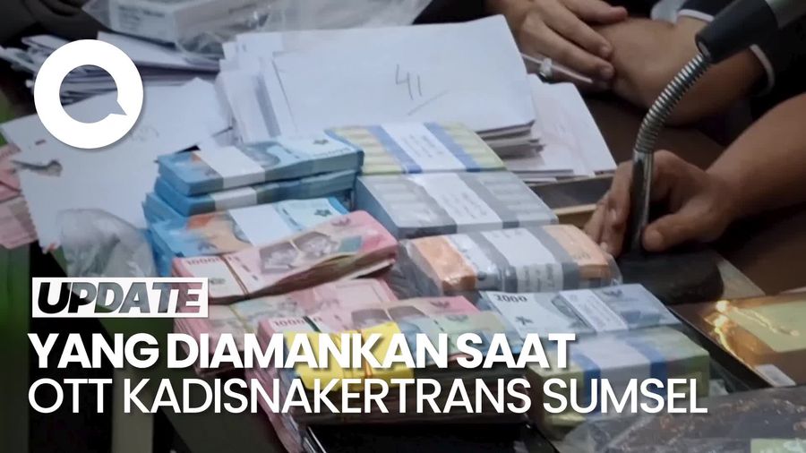 Video: Barang Bukti OTT Kadisnakertrans Sumsel Ada Uang, Emas, dan Mobil