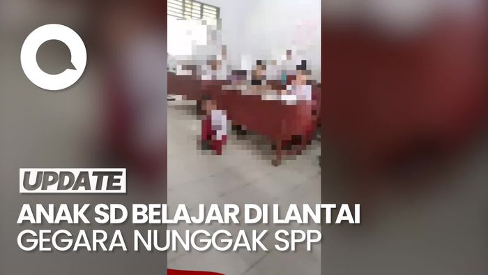 Video: Respons Disdikbud Medan soal Anak SD Belajar di Lantai Gegara Nunggak SPP