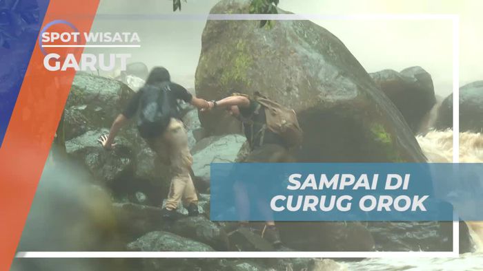 Menemukan Curug Orok yang Indah di Hutan Cikajang, Garut