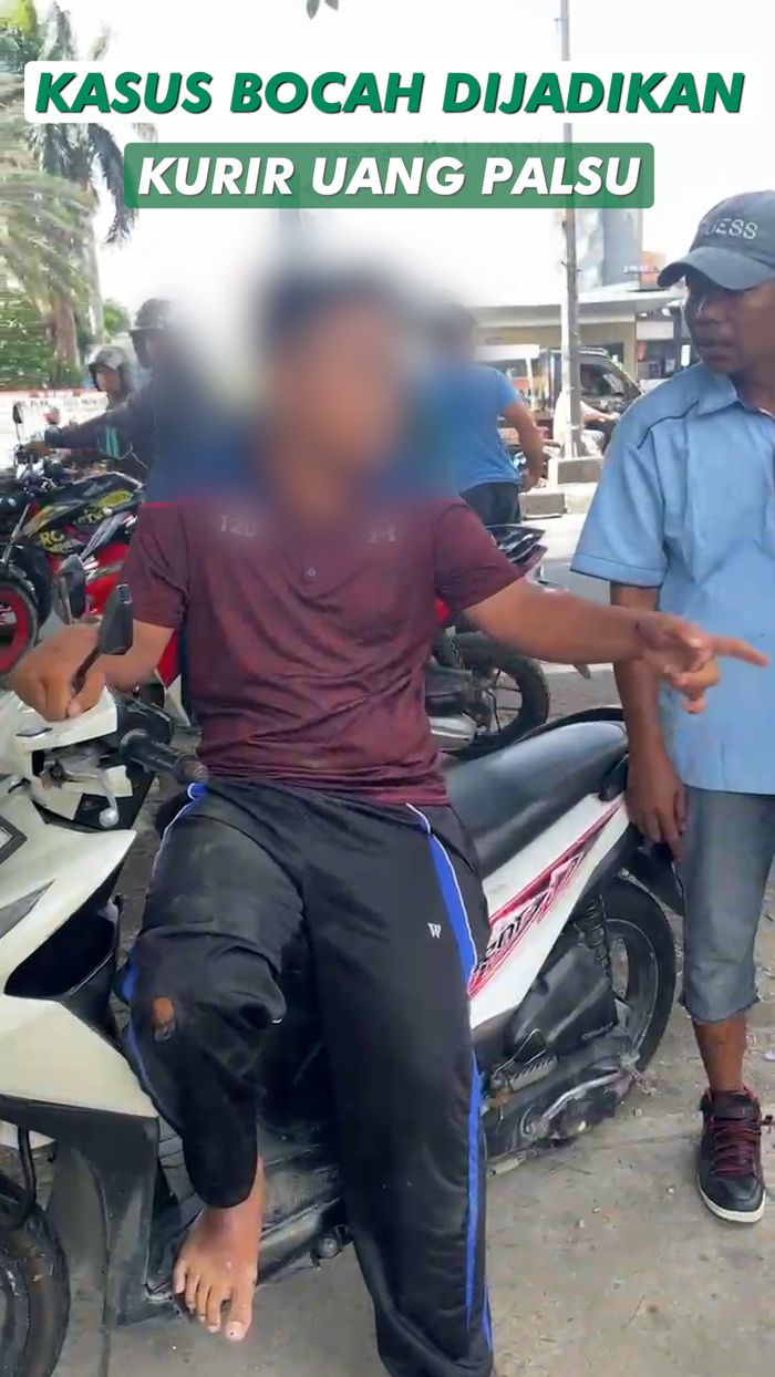 Video: Sempat Kecelakaan, Bocah SMP di Bekasi Ternyata Dijadikan Kurir Uang Palsu