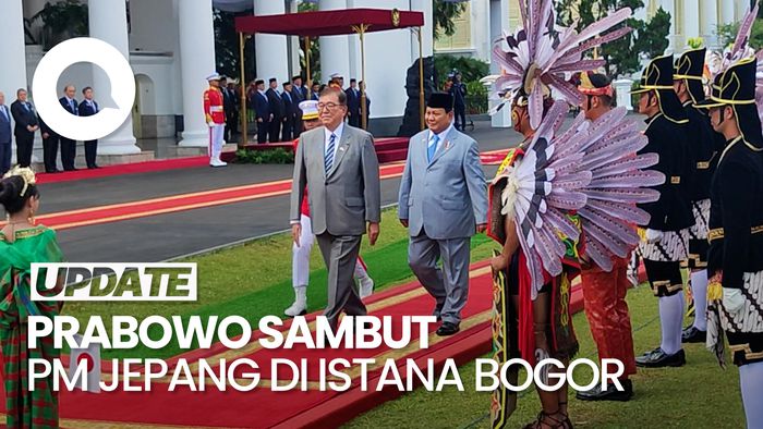 Video PM Jepang Shigeru Ishiba Tiba di Istana Bogor, Disambut Prabowo