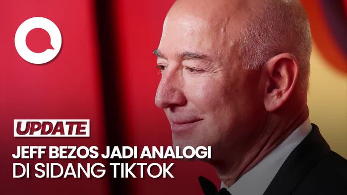Video Momen TikTok Jadikan Jeff Bezos Analogi saat Diinterogasi Mahkamah Agung AS
