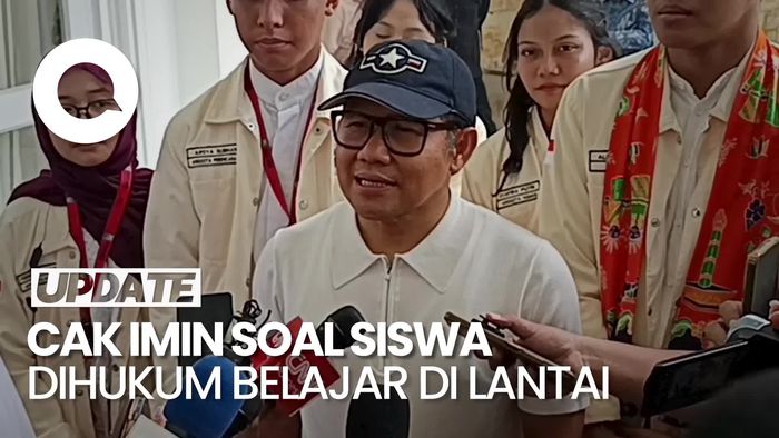Video: Menko Cak Imin Prihatin Siswa di Medan Dihukum Belajar di Lantai