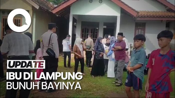 Video: Ibu di Lampung Timur Bacok Bayinya hingga Tewas, Diduga Depresi