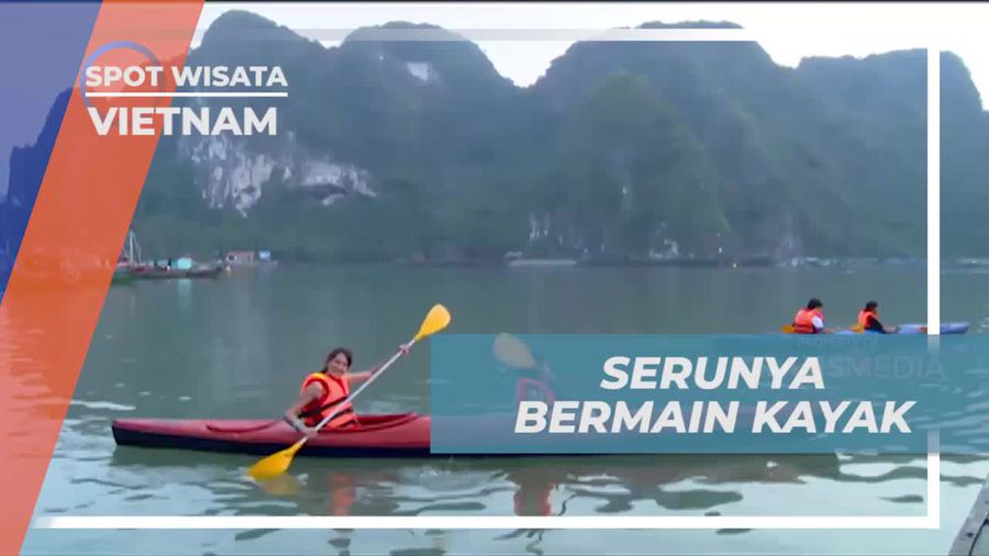 Bersenang-senang Bermain Kayak di Ha Long Bay, Vietnam