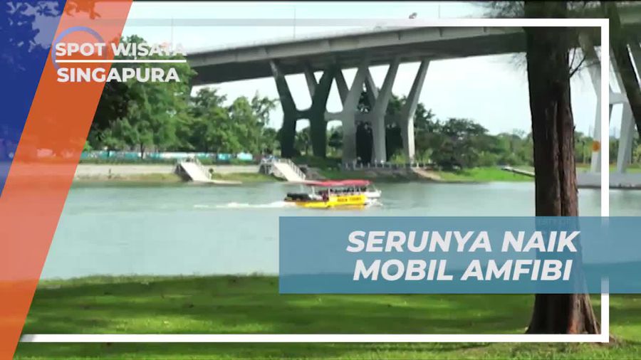 Menikmati Serunya Naik Mobil Amfibi di Singapura