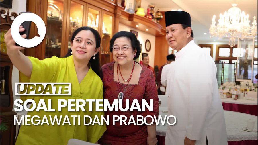 Video PDIP soal Pertemuan Megawati-Prabowo: Jangan Dikerangkakan Mau Koalisi
