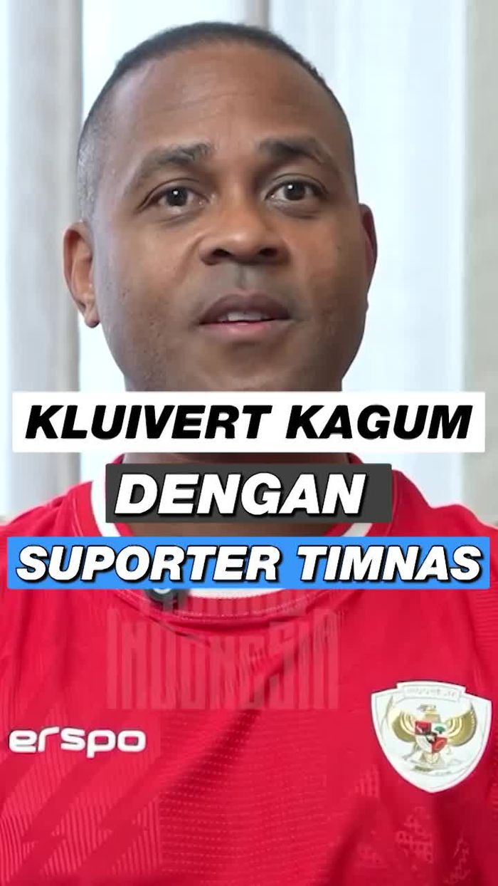 Video Patrick Kluivert: Pendukung Timnas Indonesia Sangat Fantastis!