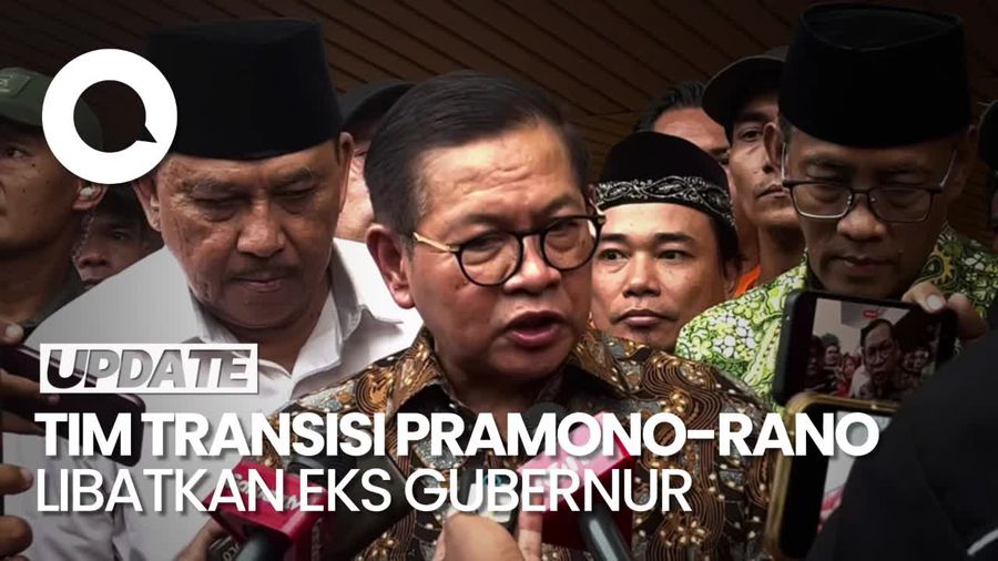 Video: Tim Transisi Pramono-Rano akan Minta Pandangan ke Anies hingga Jokowi