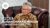 Video: Jawaban Mendiktisaintek soal Ketimpangan Dana Kedinasan dan PTN