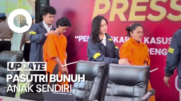Video: Tampang Keji Pasutri Pembunuh Anak di Ruko Bekasi