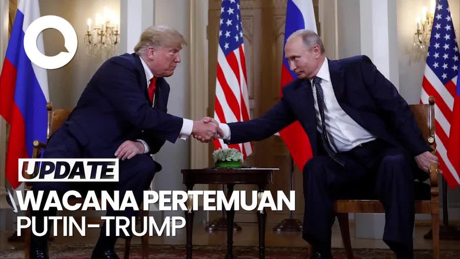 Video Rusia: Banyak Negara Tawarkan Diri Jadi Tempat Pertemuan Putin-Trump