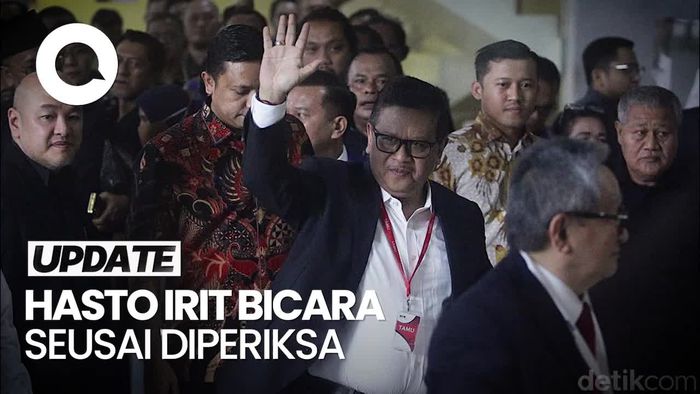 Video: Respons KPK soal Hasto Irit Bicara Seusai Diperiksa Sebagai Tersangka