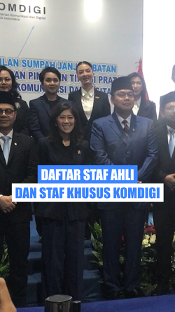 Video: Daftar Staf Ahli dan Khusus Komdigi Selain Raline Shah