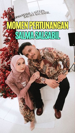 Video: Senyum Bahagia Salma Salsabil dan Dimansyah yang Resmi Tunangan