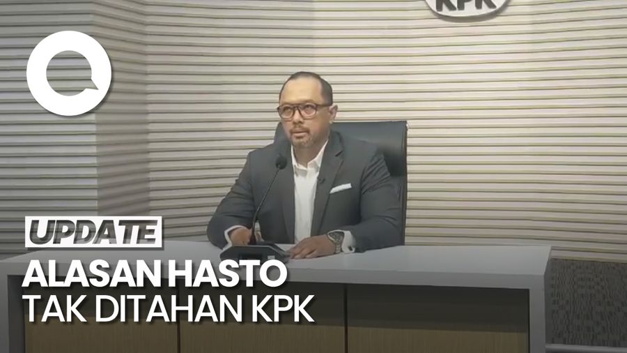 Video: KPK Jelaskan Alasan Hasto Tak Ditahan Hari Ini