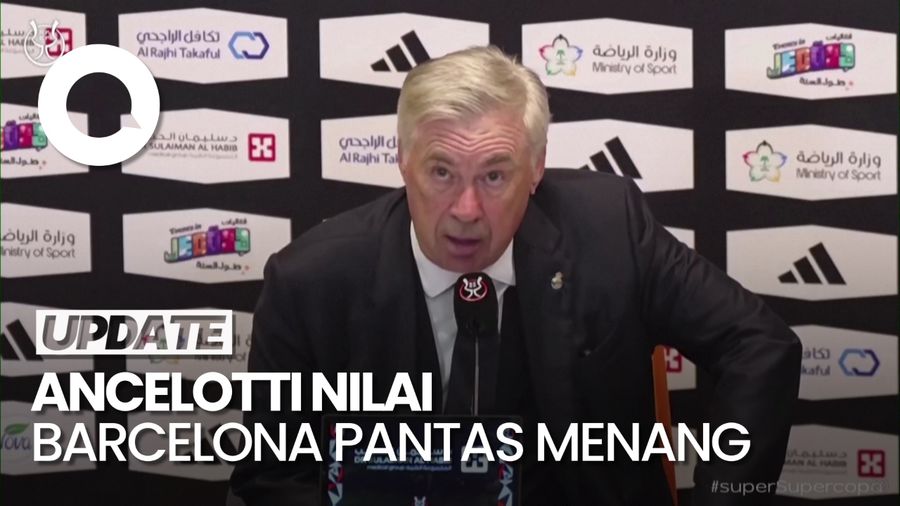 Video: Madrid Dilumat Barcelona, Ancelotti: Hanya Mbappe yang Bagus