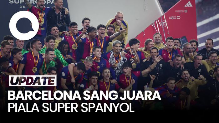 Video: Barcelona Juara Piala Super Spanyol seusai Kalahkan Madrid 5-2
