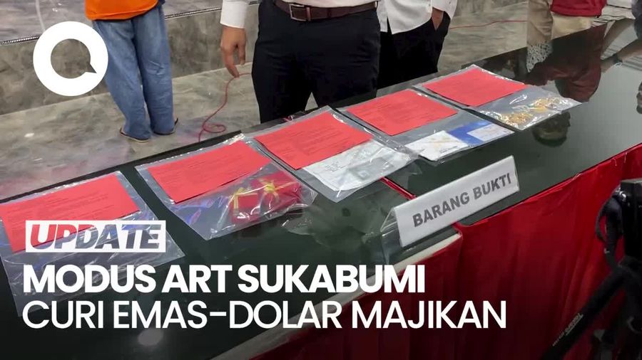 Video: ART di Sukabumi Curi Dolar-Emas Senilai Rp 750 Juta, Diganti Imitasi